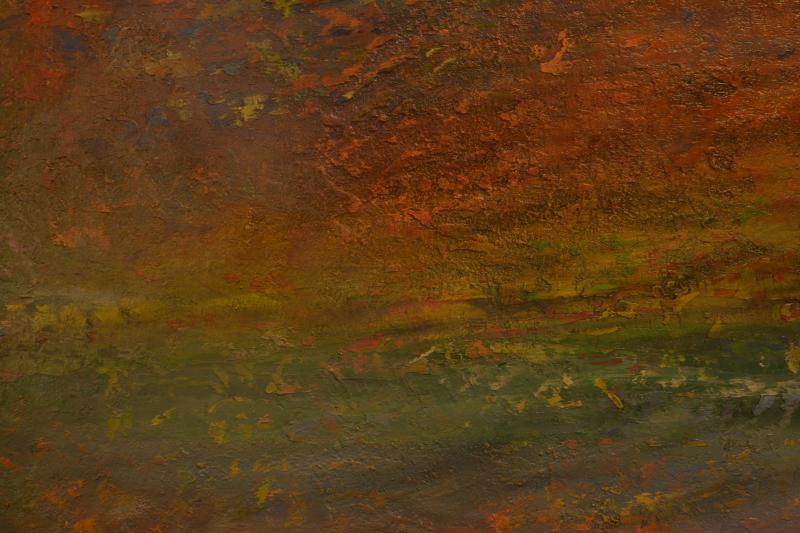Oil on canvas...